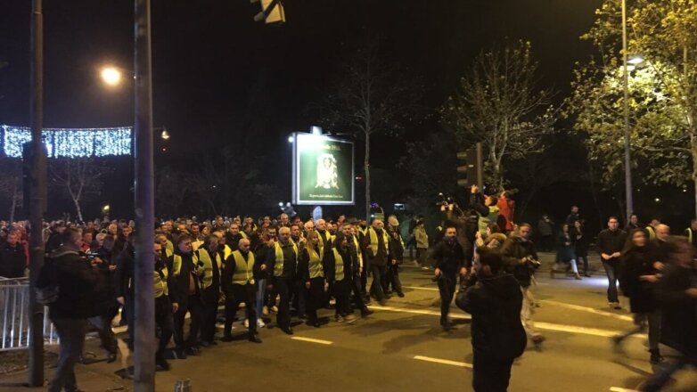 Теперь и в Черногории протестуют «желтые жилеты»
