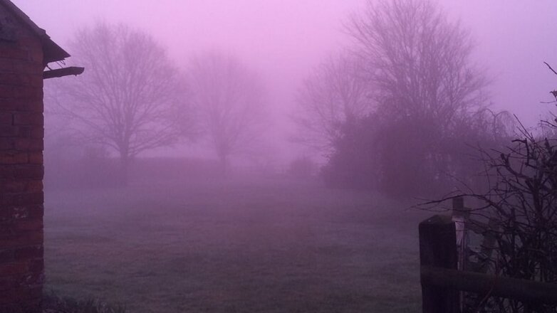 Розовый туман в Великобритании