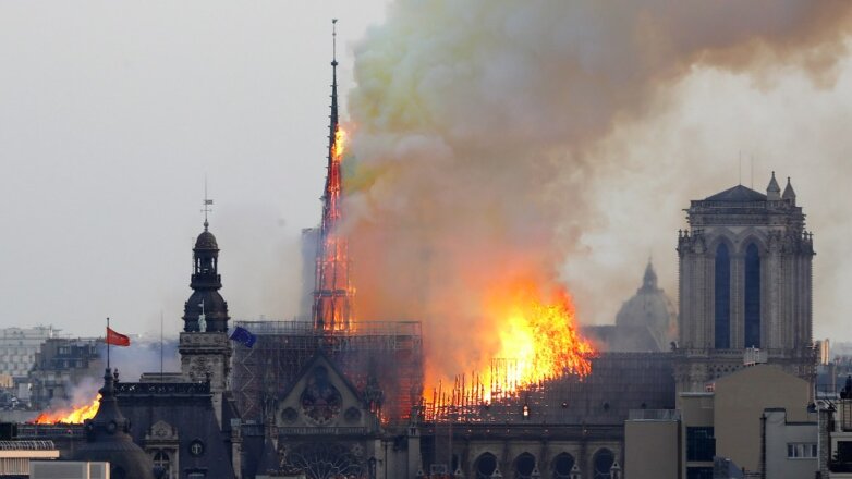 Эксперты установили основную причину пожара в соборе Парижской Богоматери
