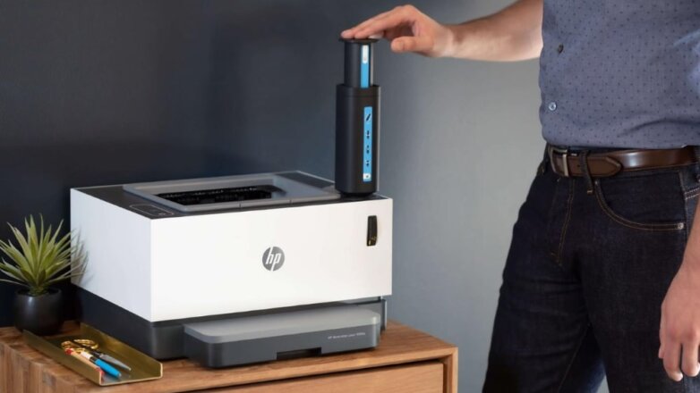 Компания HP представила первый в мире лазерный принтер без картриджа