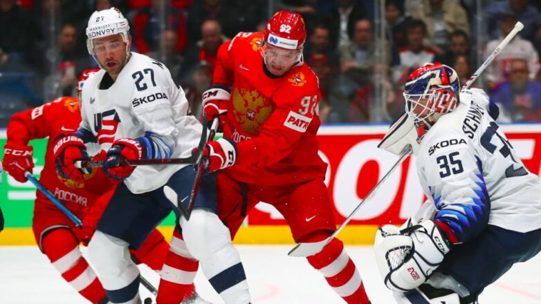 Российская сборная победила команду из США в четвертьфинале ЧМ по хоккею