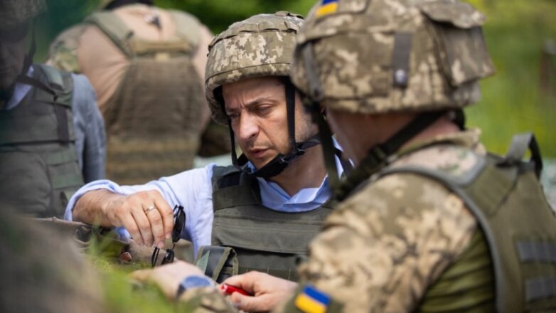 Зеленский на позициях ВСУ в Луганской области