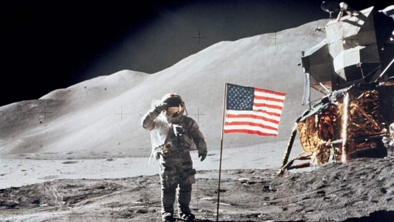 Командир космического корабля Аполлон-15 Apollo 15 Дэвид Скотт - David Scott лунная программа Луна