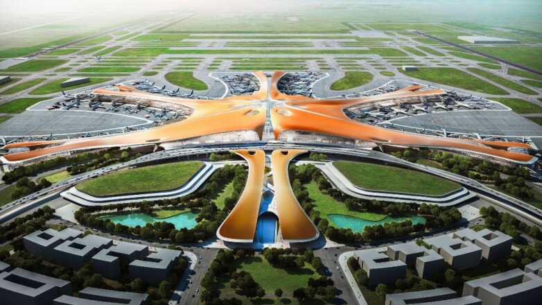 В Пекине открыли крупнейший в мире международный аэропорт Дасин