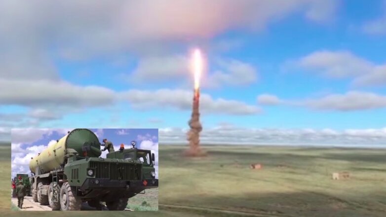 Испытания новой противоракеты ВКС России попали на видео
