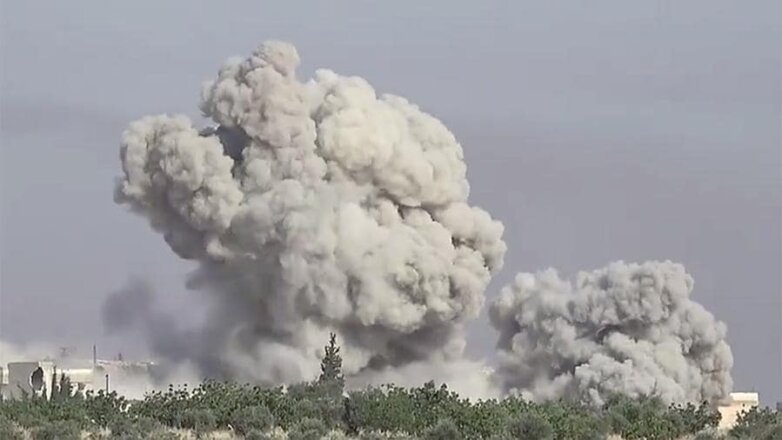 Мощный авиаудар ВКС России по боевикам в Сирии показали на видео