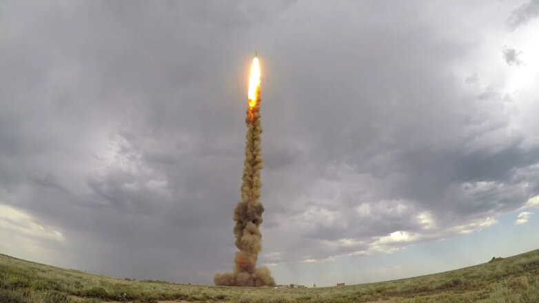 Испытание новой противоракеты ВКС России попало на видео
