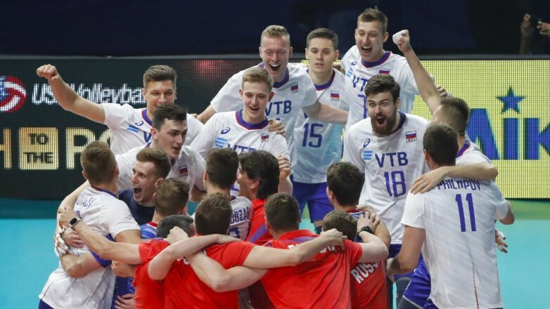 Волейбольная сборная России обыграла американцев в финале Лиги наций