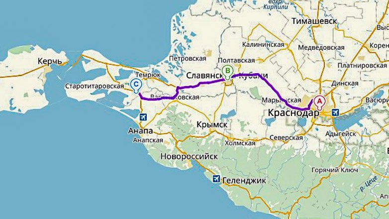 Из Краснодара в Крым планируют провести новую автотрассу