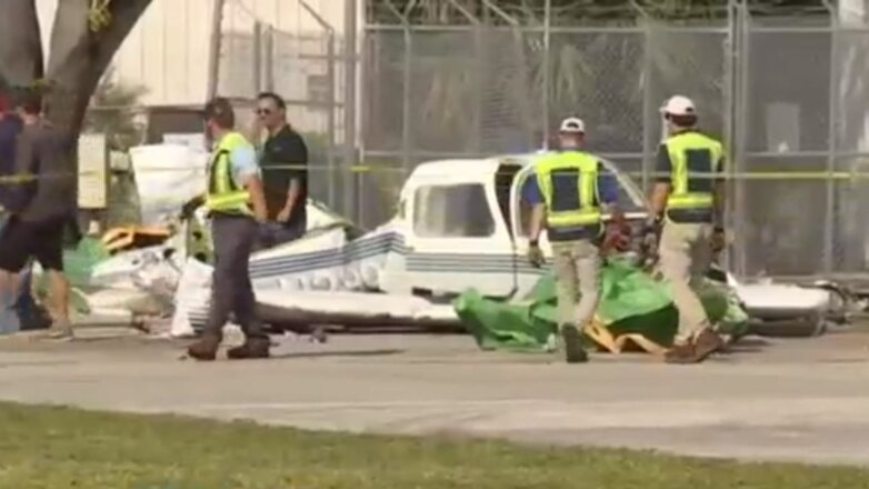 Увернувшийся от самолёта американец попал на видео