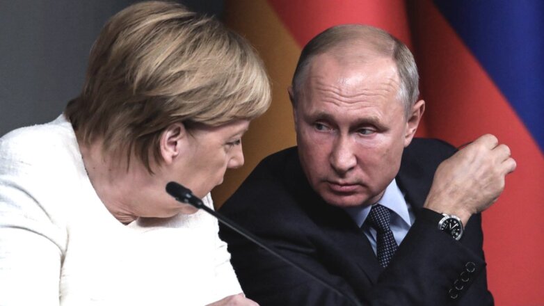 Меркель назвала Путина победителем на встрече в Париже