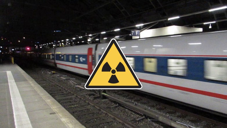 Из Германии в Москву прибыл поезд с высоким радиационным фоном