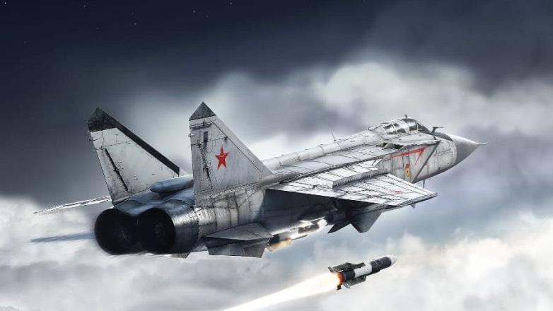 В сети появилось видео перехвата "противника" истребителем МиГ-31