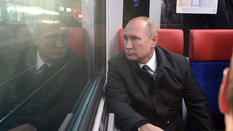 Путин стал пассажиром первого маршрута Московских центральных диаметров