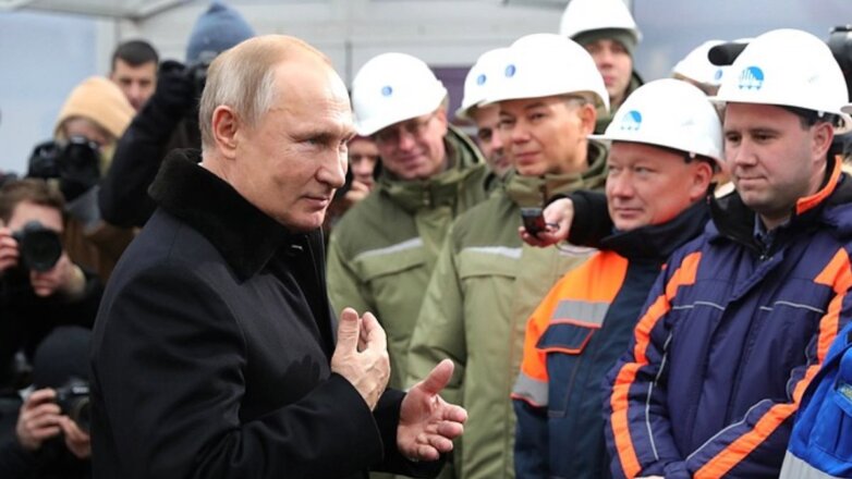 Путин открыл платную скоростную трассу Москва – Санкт-Петербург