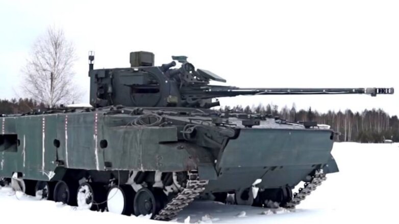 Опубликовано видео испытаний новой боевой машины «Деривация»