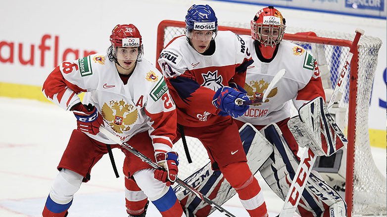 Россия проиграла Чехии в дебютном матче молодёжного чемпионата мира по хоккею