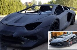 Суперкар Lamborghini распечатали на 3D-принтере в натуральную величину