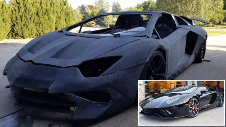 Суперкар Lamborghini распечатали на 3D-принтере в натуральную величину