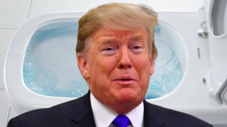 Трамп назвал многократный смыв воды в туалете угрозой экономике США