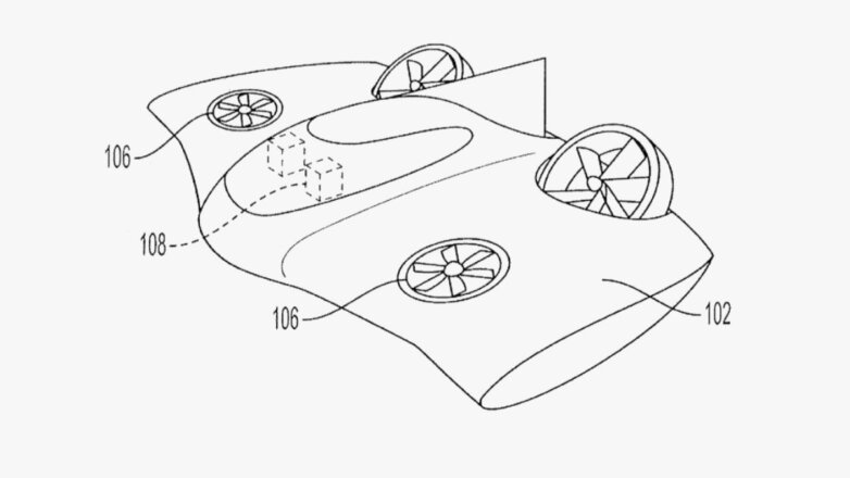 Porsche запатентовала аэромобиль в виде летающей тарелки