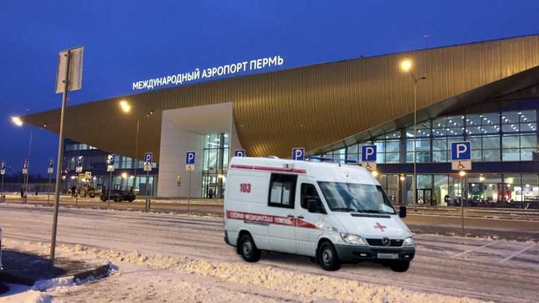 Пассажир с подозрением на коронавирус был госпитализирован в Перми