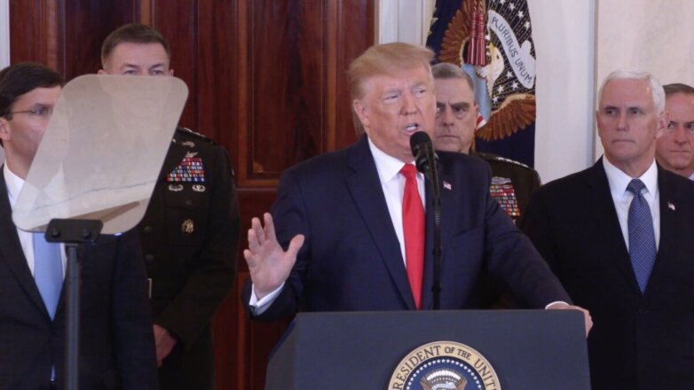 Президент США Дональд Трамп выступил с заявлением после ракетного удара Ирана по американским объектам в Ираке