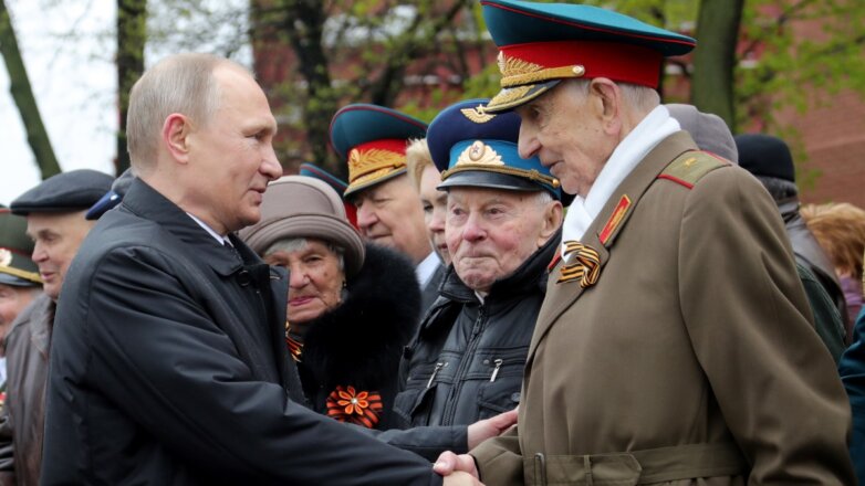 Владимир Путин и ветераны Великой отечественной войны