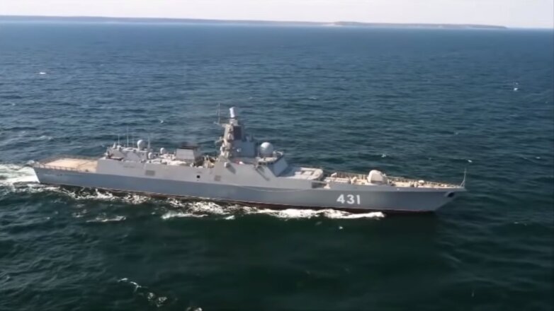 Новейший фрегат «Адмирал Катасонов» испытали в Баренцевом море