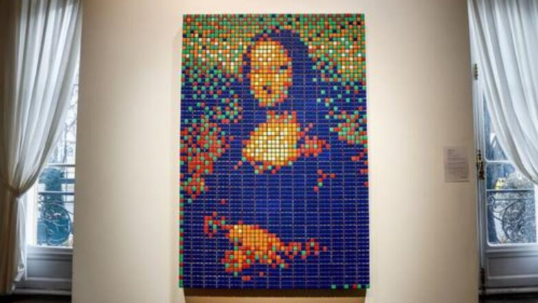 «Мону Лизу» из сотен кубиков Рубика продали на торгах в Париже