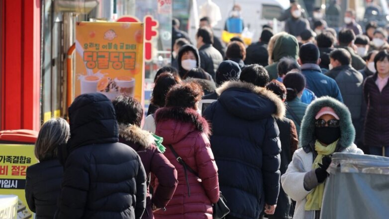 Коронавирус Сеул Южная Корея улица
