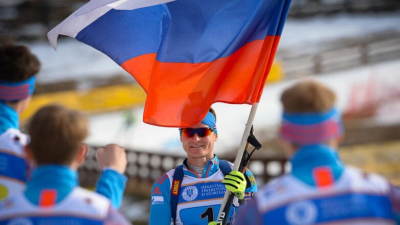Российские биатлонисты заняли третье место в зачете Кубка наций