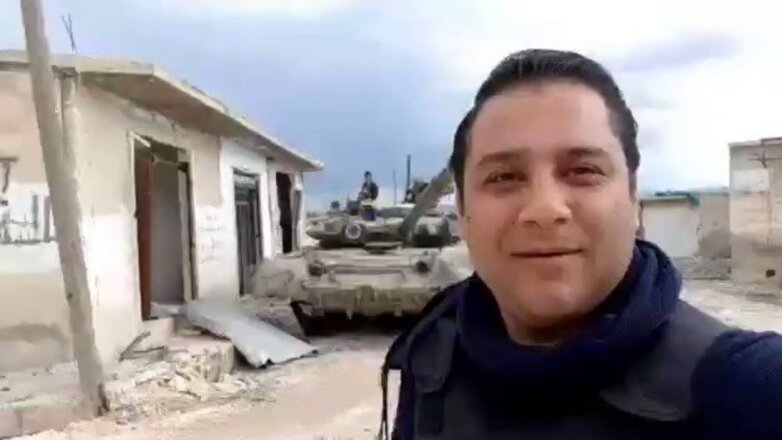 Отбитый в Сирии у боевиков танк Т-90 сняли на видео