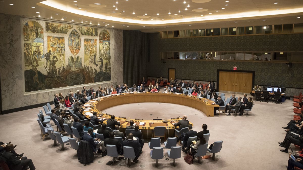 Заседание Совбеза ООН Совета Безопасности один