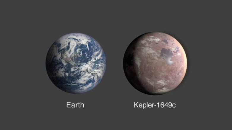 Планета Земля и Kepler-1649c