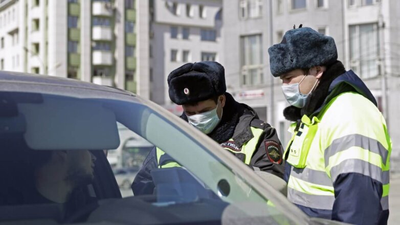 Россия коронавирус полиция ДПС ГИБДД проверка документов