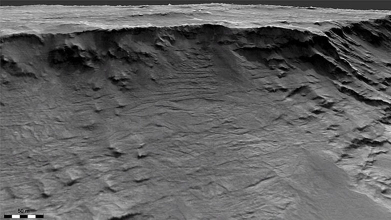 изображение древних рек на Марсе