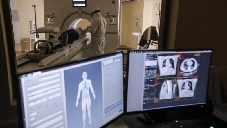 Коронавирус компьютерная томография рентген больница два