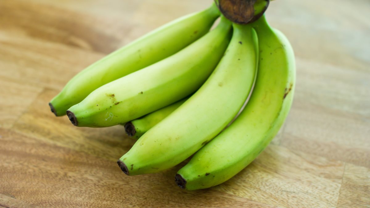 Зелёные бананы незрелые
