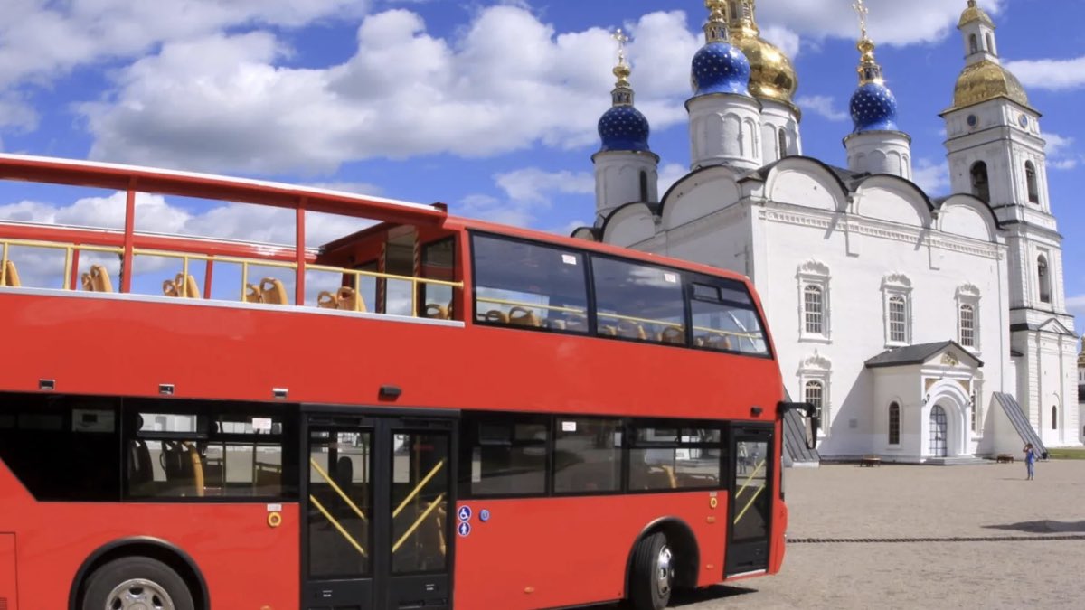 Двухэтажные туристические автобусы City Sightseeing Russia