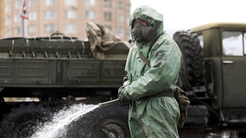 Военные проведут масштабную дезинфекцию в Москве к параду Победы