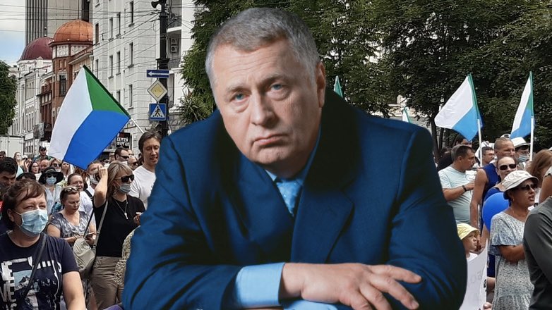 Жириновский заявил о готовности упасть на колени перед хабаровчанами