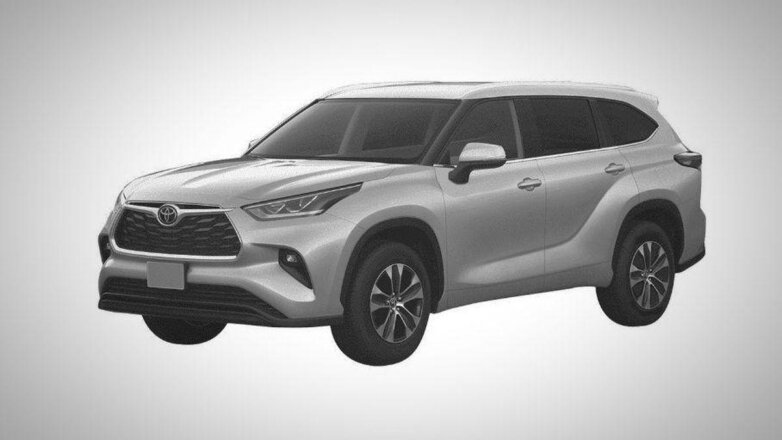 Toyota запатентовала новый внедорожник Highlander для России
