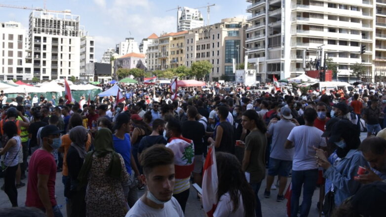 Бейрут Ливан протесты