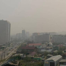 Якутск снова заволокло дымом от лесных пожаров