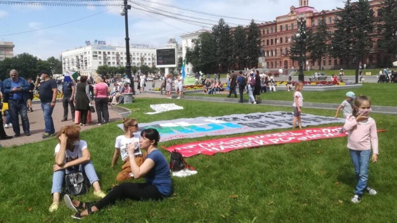 В Хабаровске жители вышли на новый митинг в поддержку Фургала