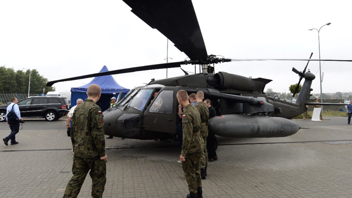 Вертолёт Sikorsky UH-60 Black Hawk Польша