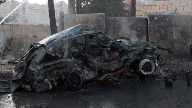 Сирия взорванная машина взрыв машины теракт