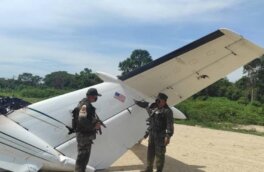 В Венесуэле сбили американский самолет, перевозивший наркотики