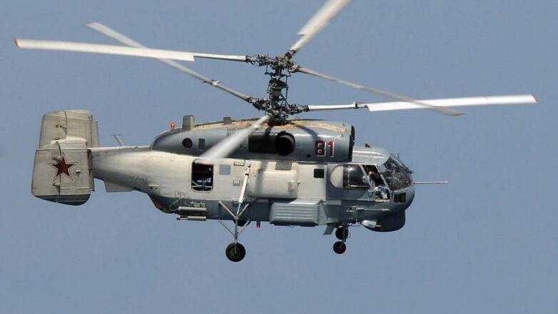 Вертолет Ка-27 впервые взлетел с нового российского корвета: видео